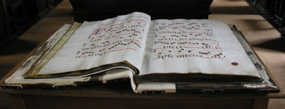 Chant from medieval Antiphoner's image