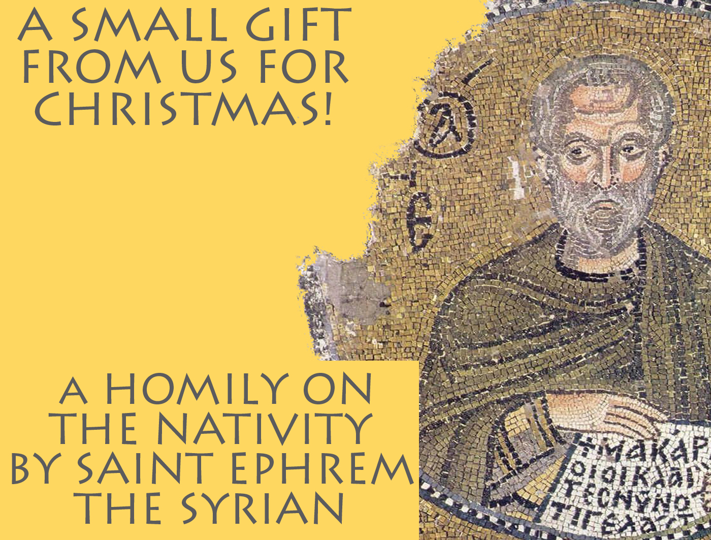 A Homily on Nativity by St Ephrem the Syrian's image