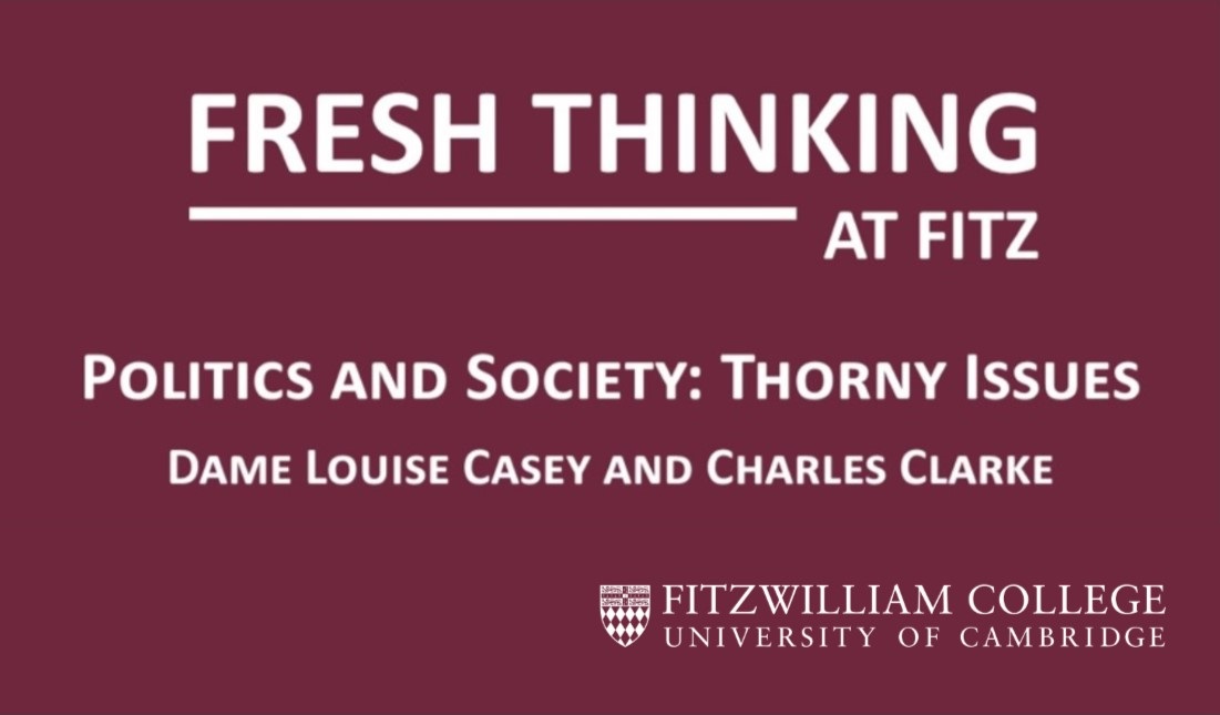 Fresh Thinking at Fitz with Dame Louise Casey and Charles Clarke's image