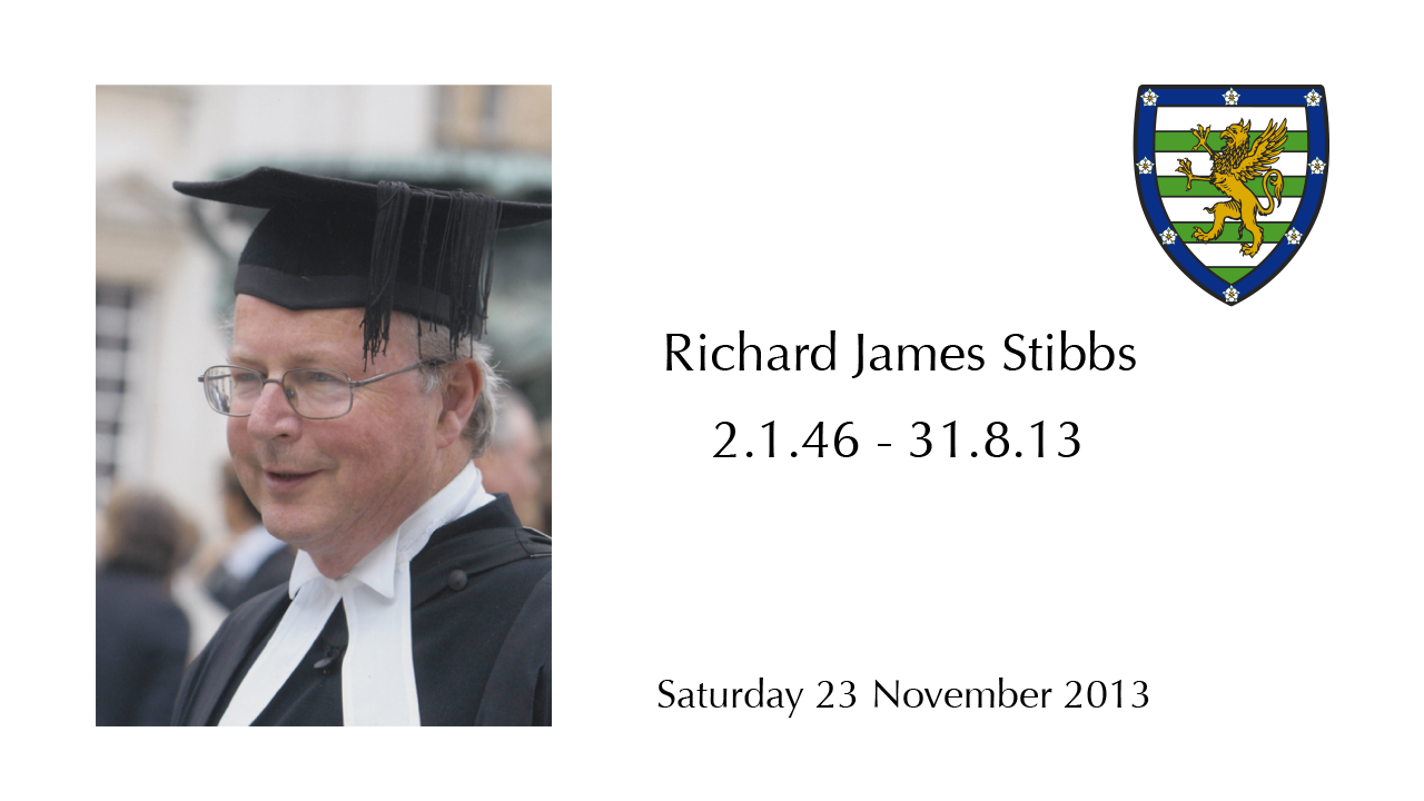 Memorial service for Richard Stibbs's image