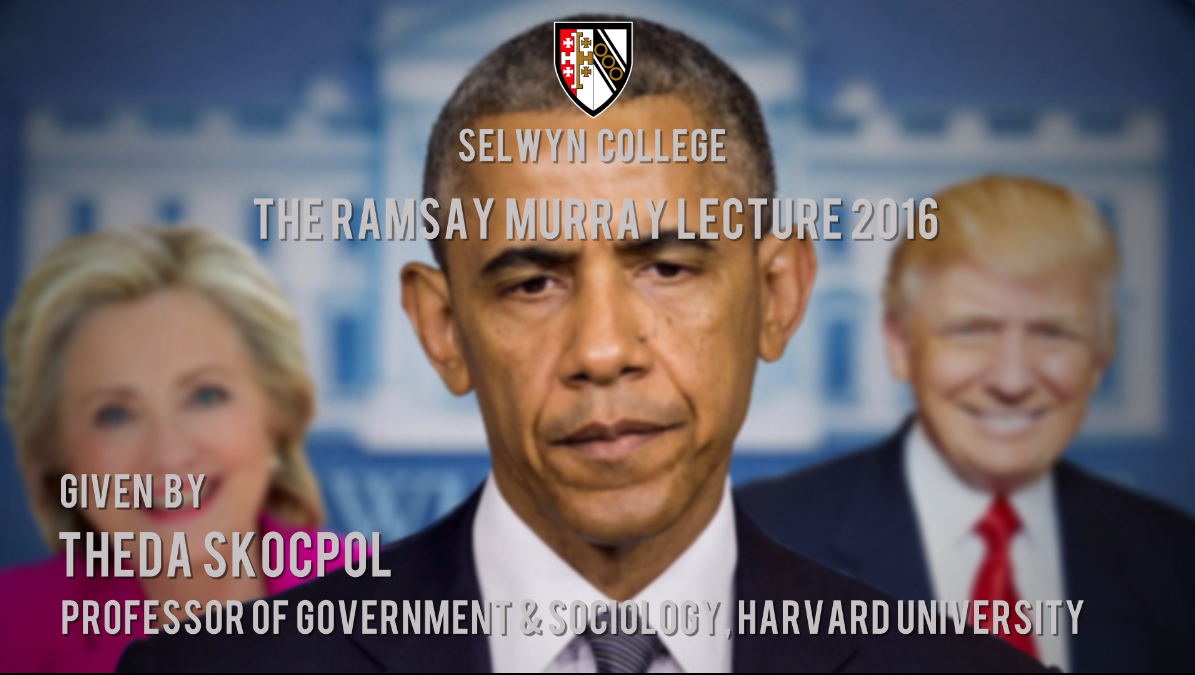 Selwyn College’s annual Ramsay Murray Lecture 2016's image
